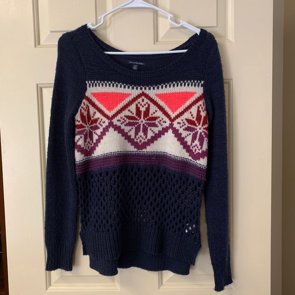 American Eagle Pattern Sweater